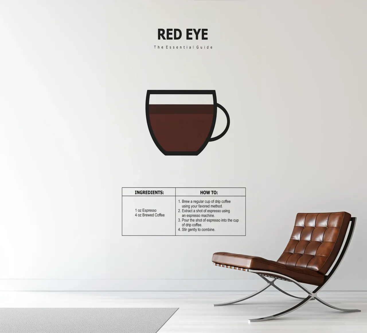 coffee guide poster photo wallpaper by Eames