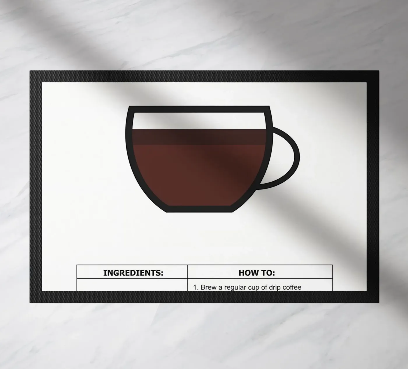 koffiegids poster deurmat van Eames