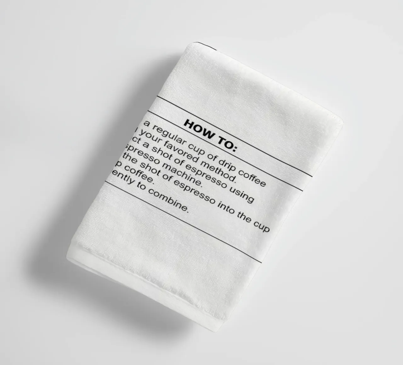 coffee guide poster towel by Eames