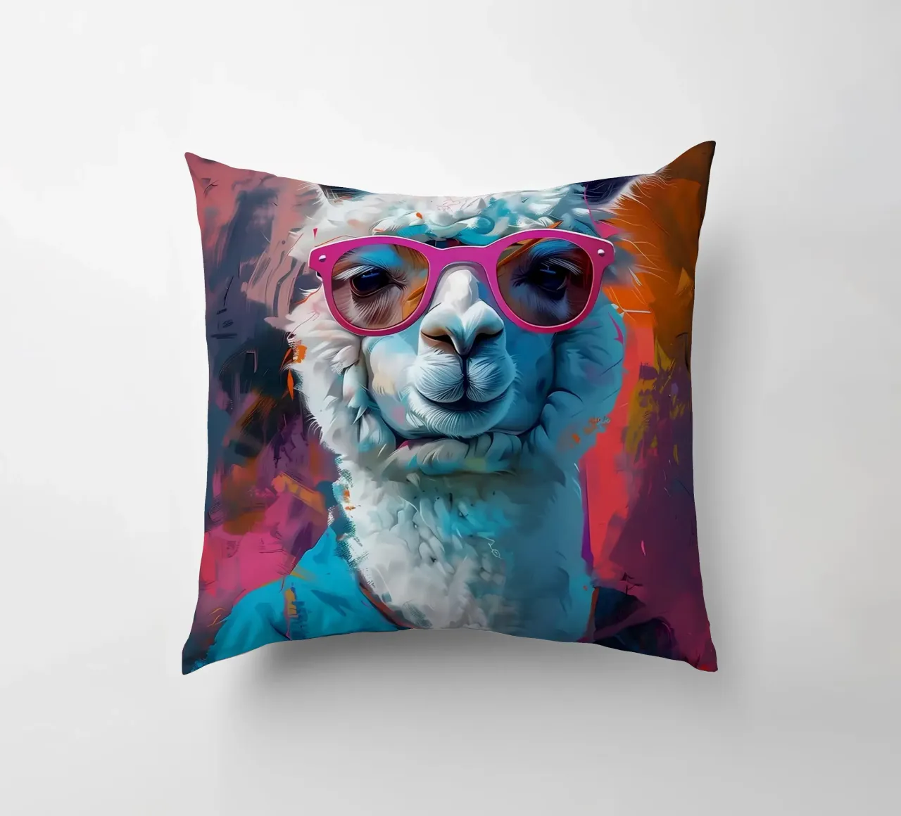 Alpaca Llama Arte cuscino da Mikesell
