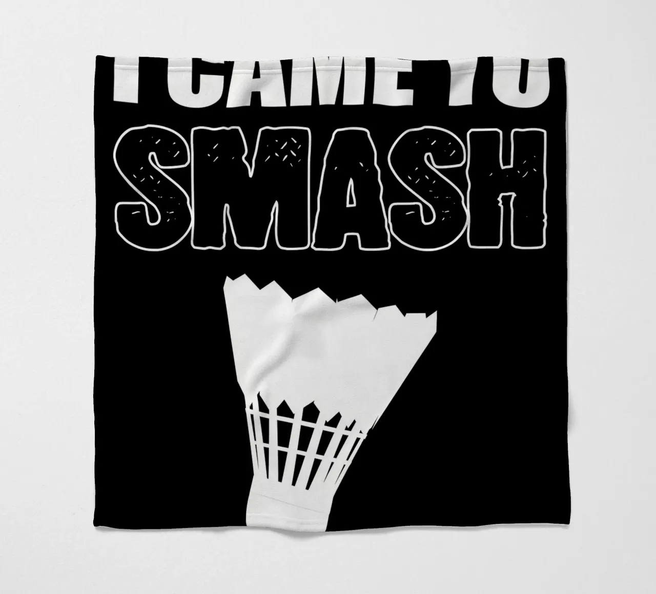 Badminton Player fleece blanket by allison