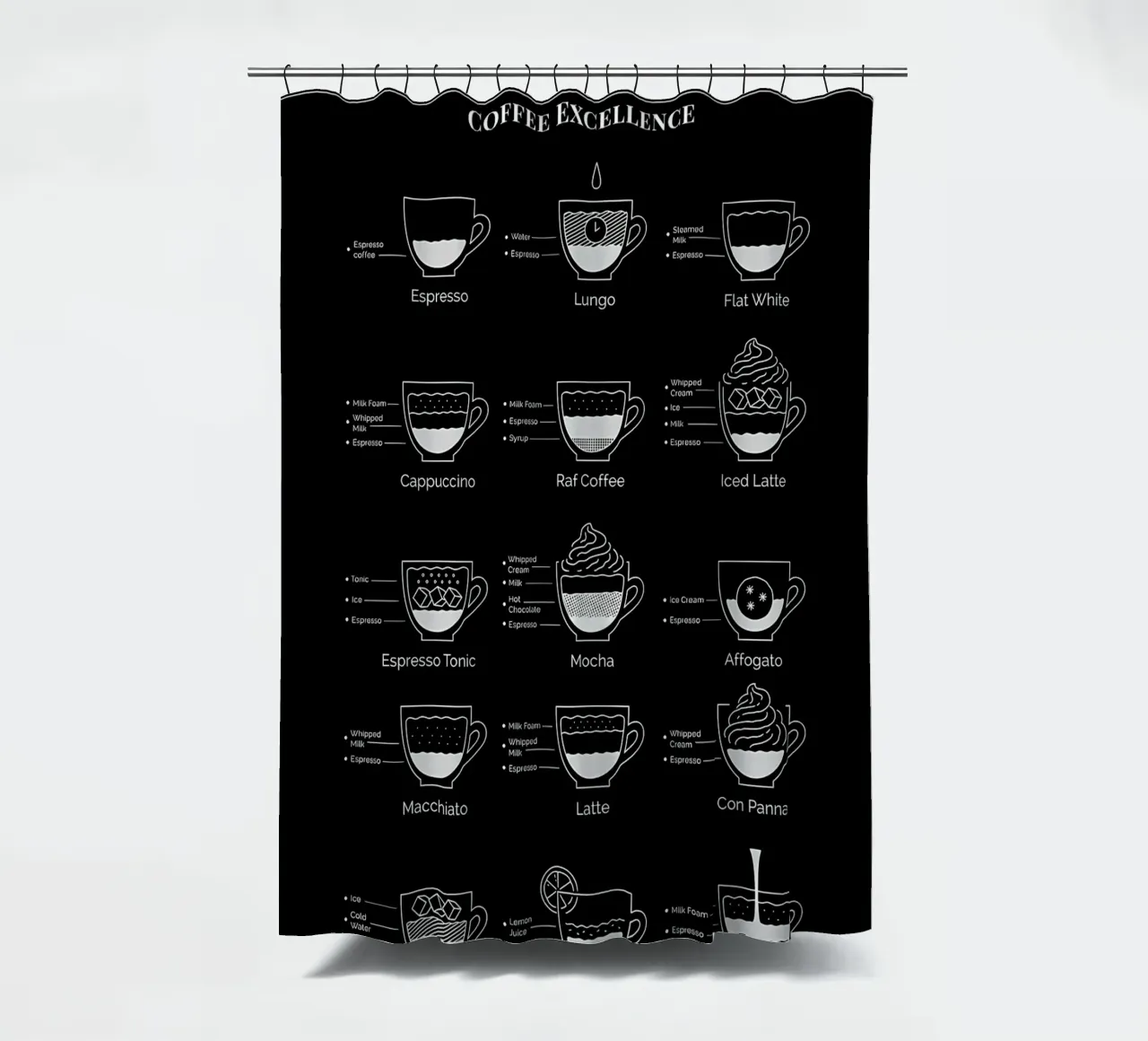 guida definitiva al caffè tenda da doccia da Eames