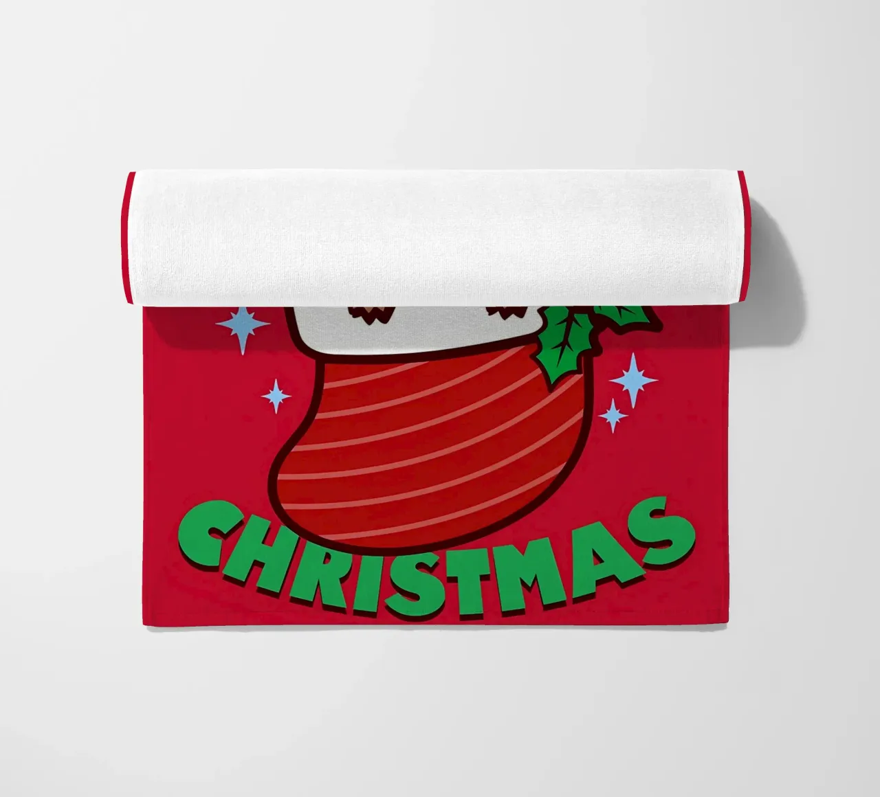 Capibara Kawaii Natale telo mare da Delaplane