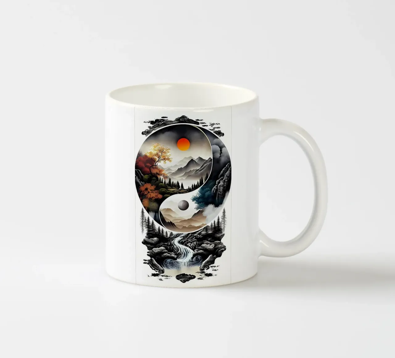 Poster minimalista 14 tazza in ceramica da Kadynce