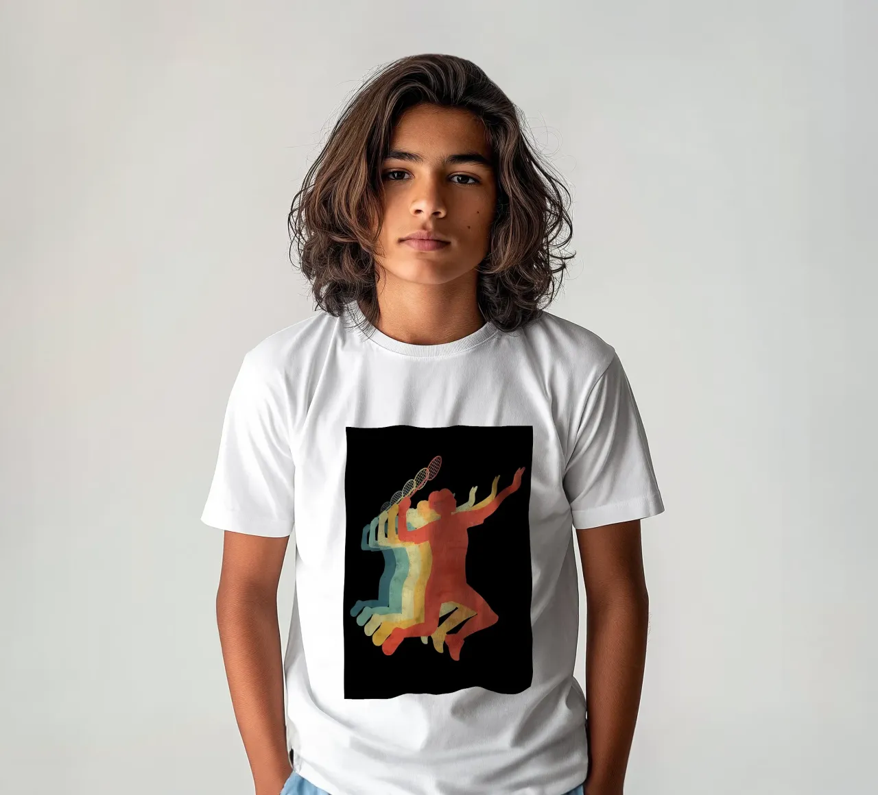 Badminton Player kids t-shirt by allison