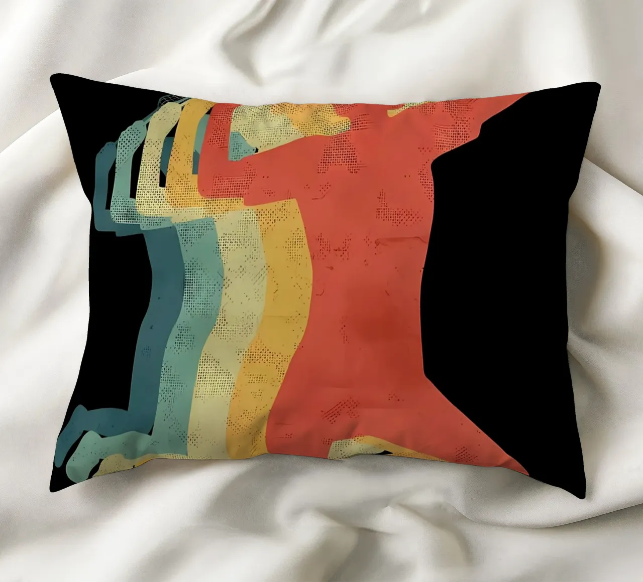 Badminton Player decorative cushion by allison