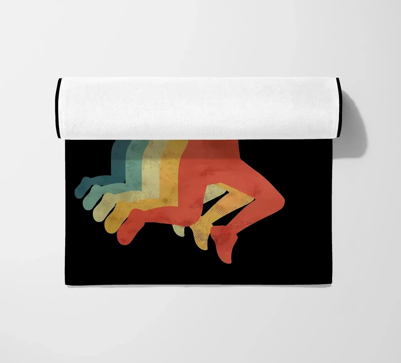 Badmintonspeler strandhanddoek van allison