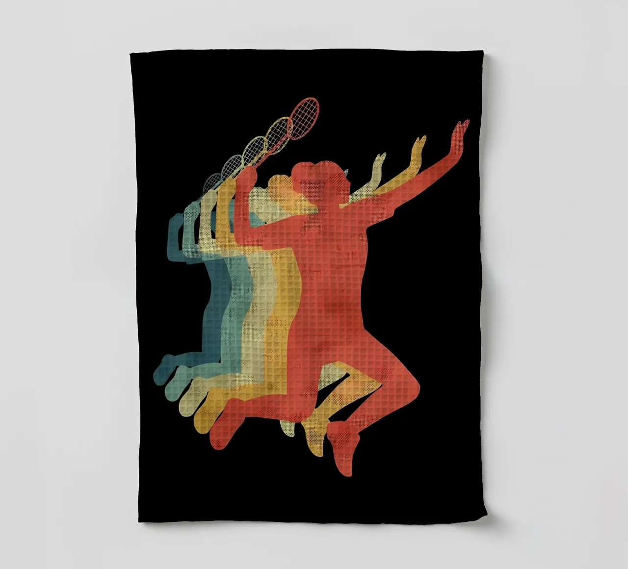 Badminton Player tea towel by allison
