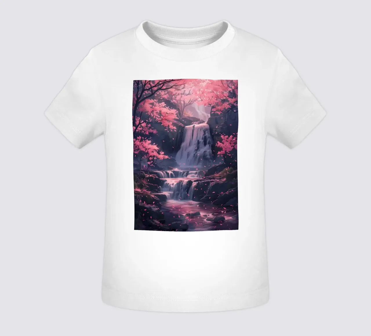 Waterfall Sakura Trees maglietta neonato da Ruth