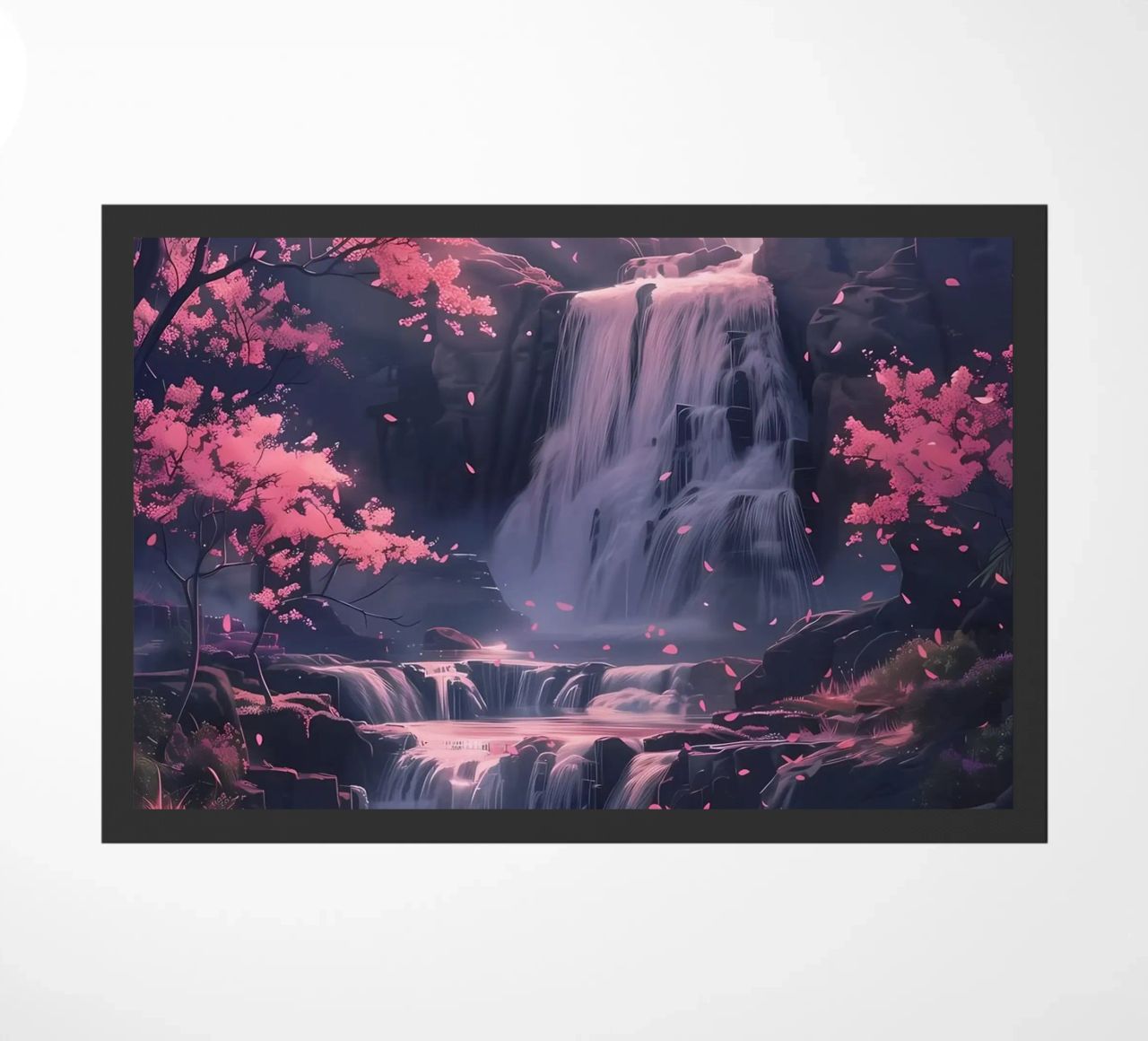 Waterfall Sakura Trees zerbino da Ruth