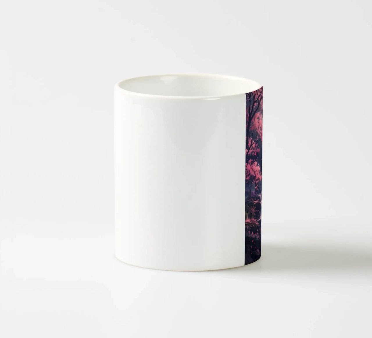 Waterfall Sakura Trees tazza in ceramica da Ruth