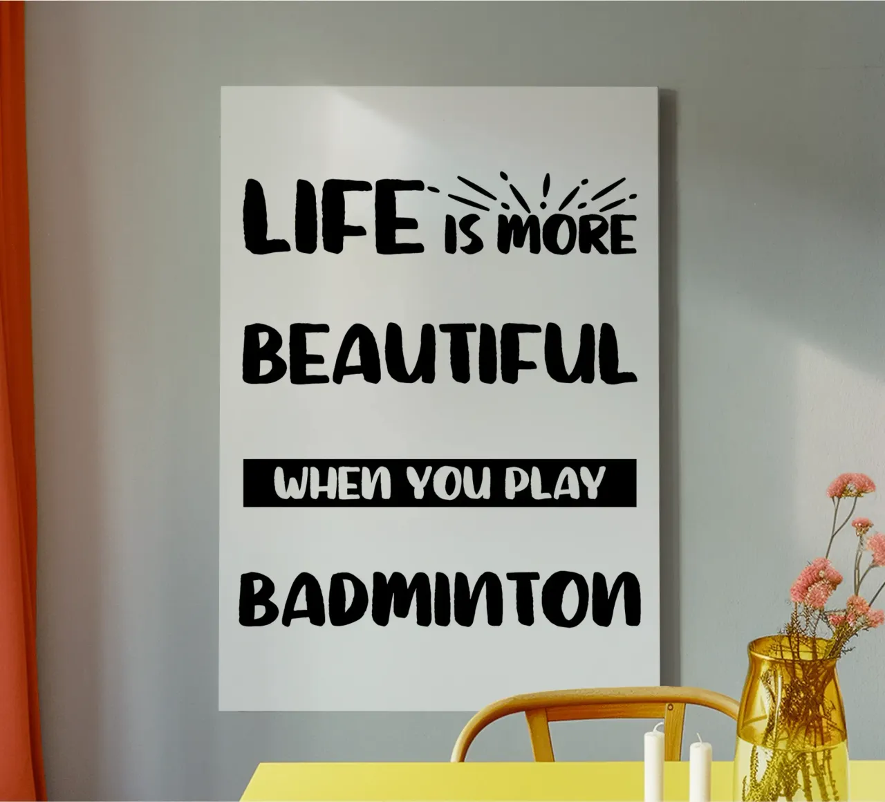 badminton tela con Cornice a cassetta da allison