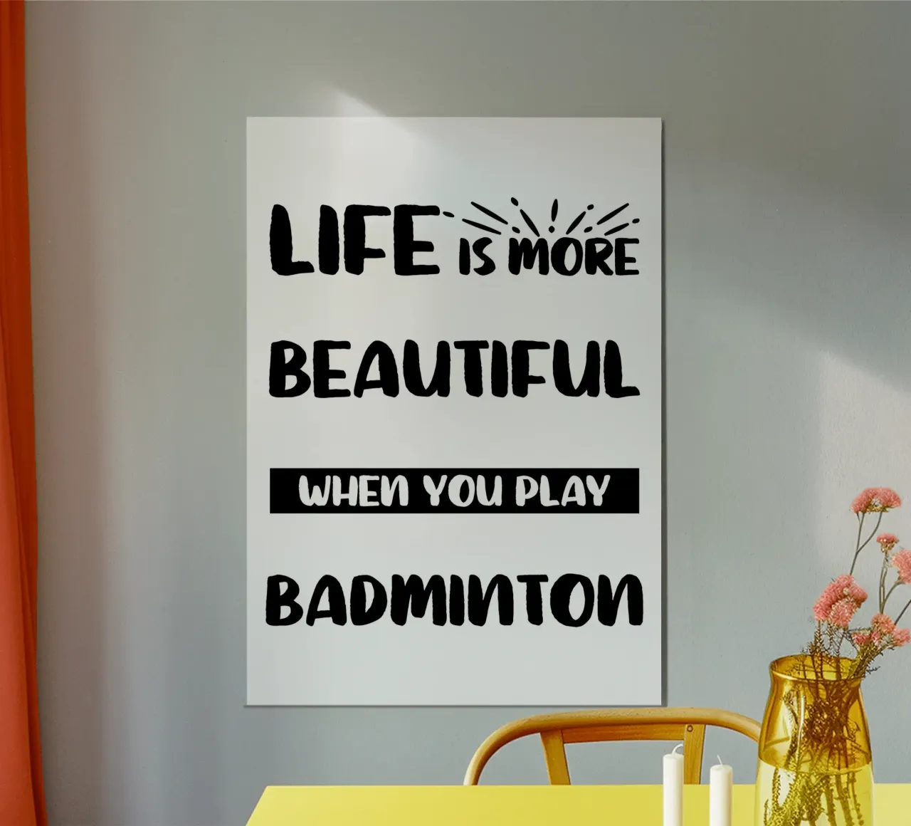 badminton poster da allison