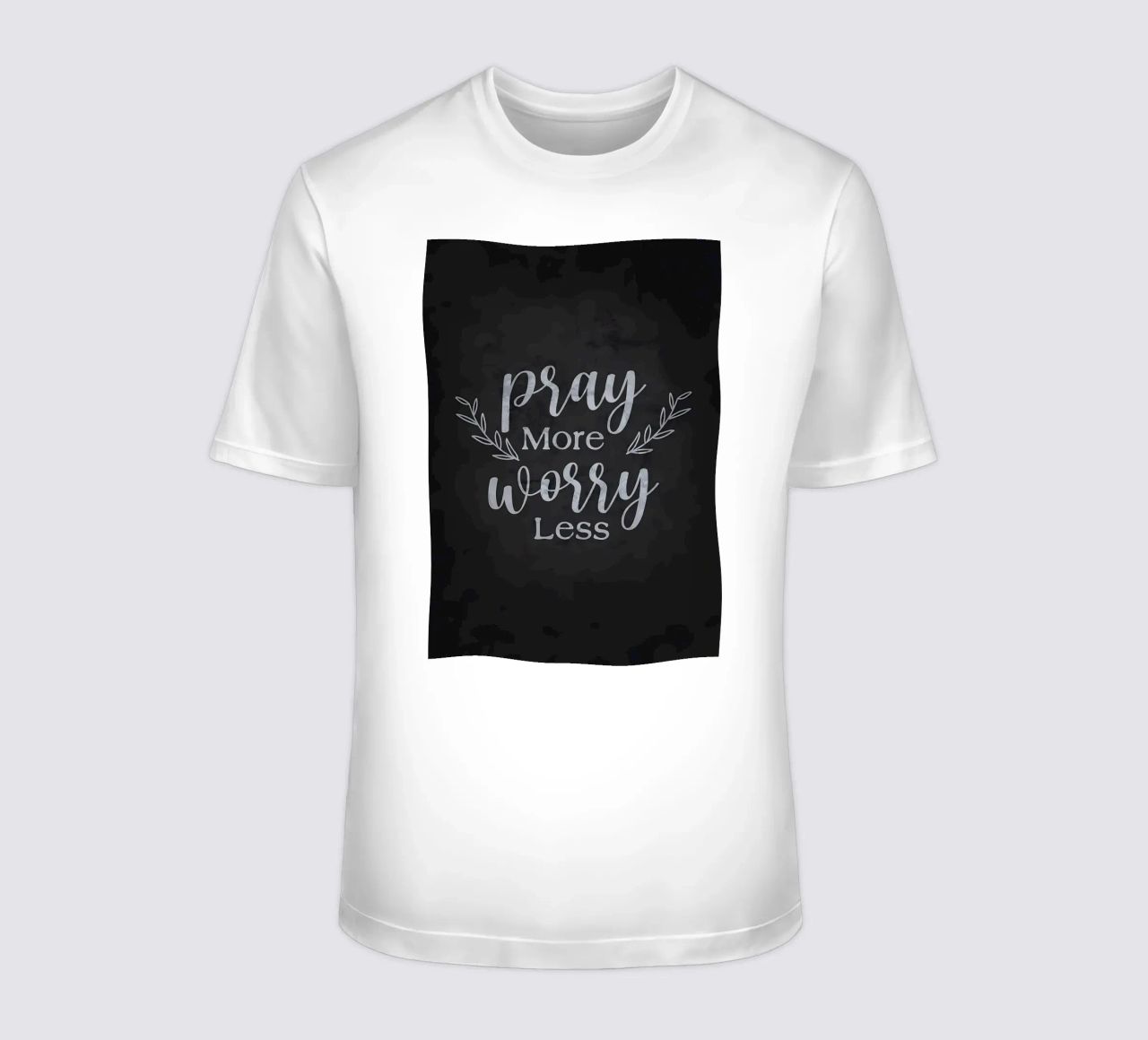 Pregare di più preoccuparsi di meno t-shirt da Bassy