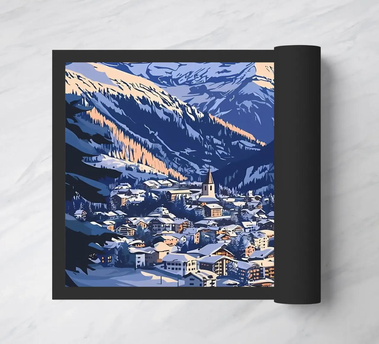 Zermatt Svizzera Villaggio di montagna zerbino da Ginnery