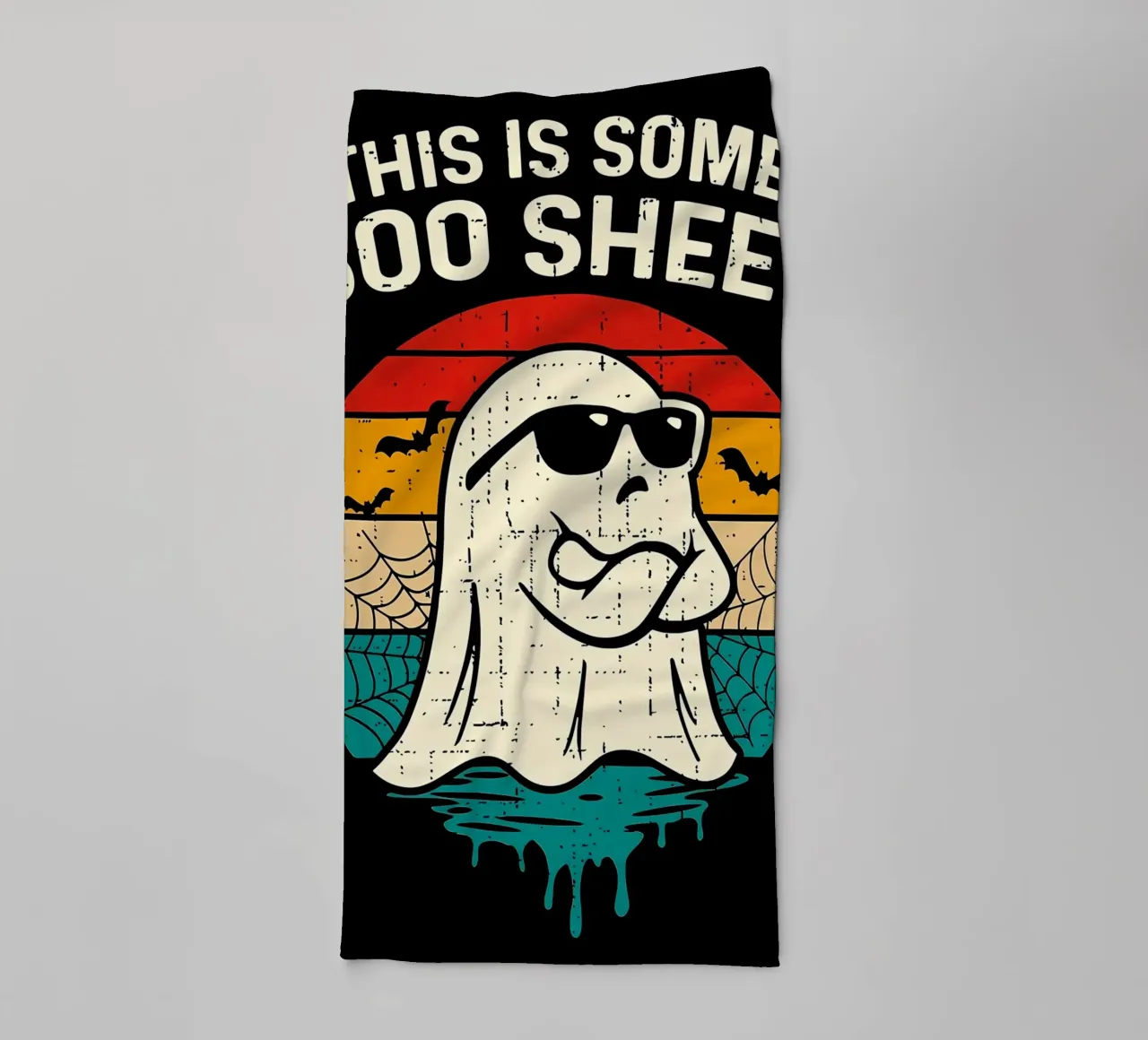 Funny Halloween Boo Sheet towel by Delaplane