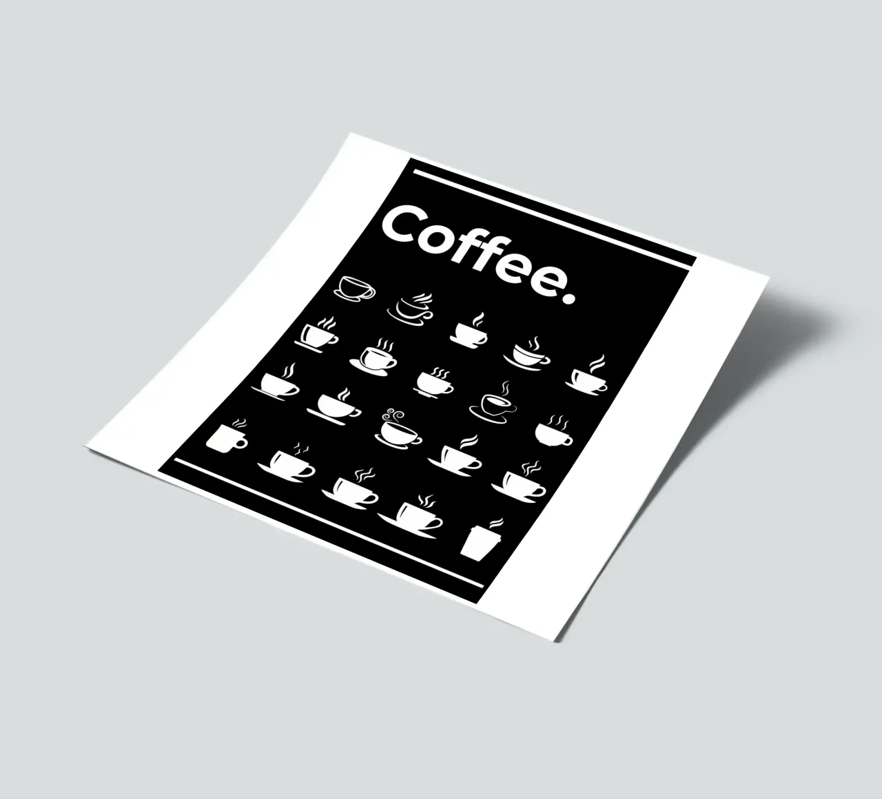 The Ultimate Coffee Guider sticker sheet by Eames