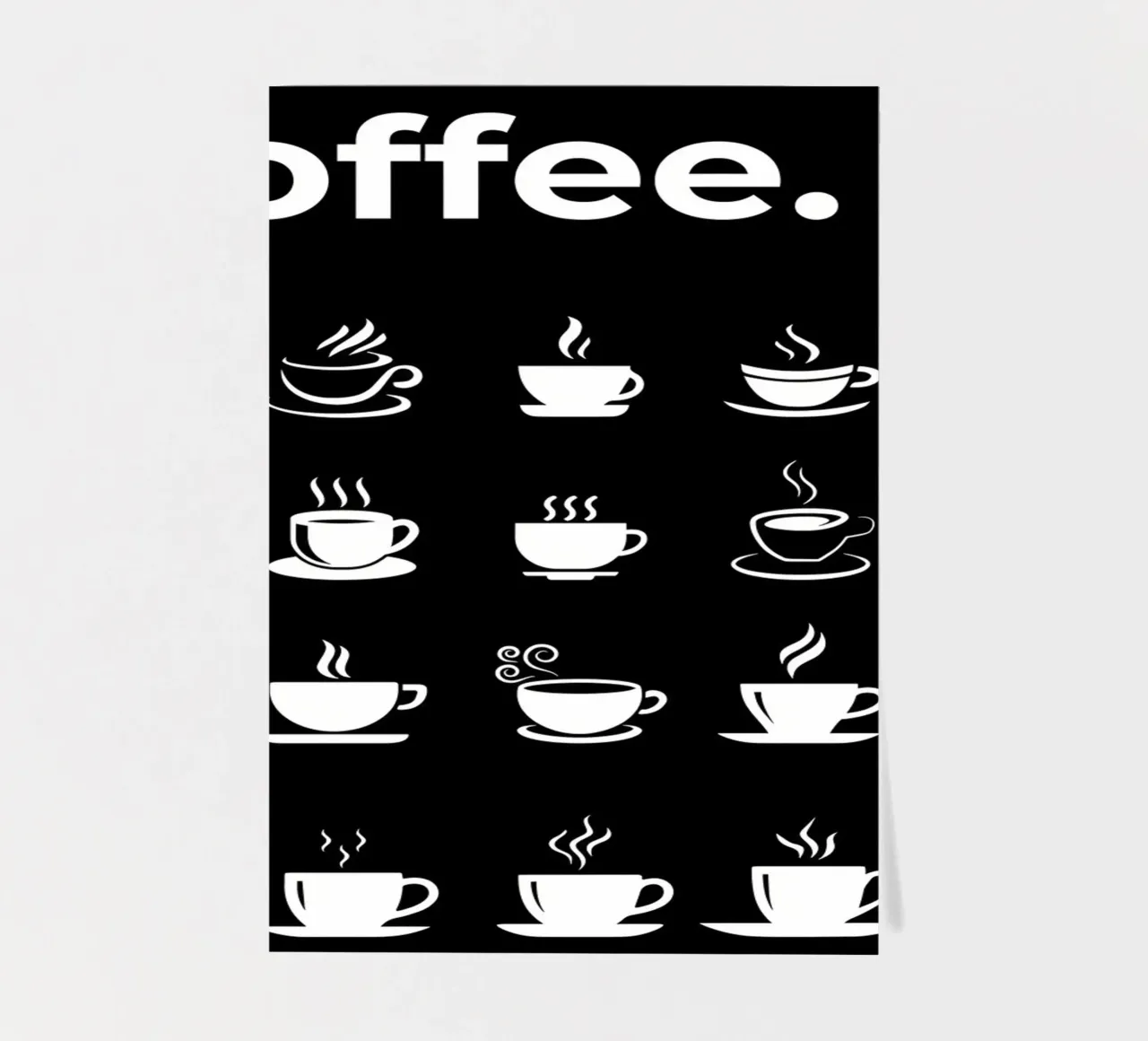 The Ultimate Coffee Guider sticker sheet by Eames