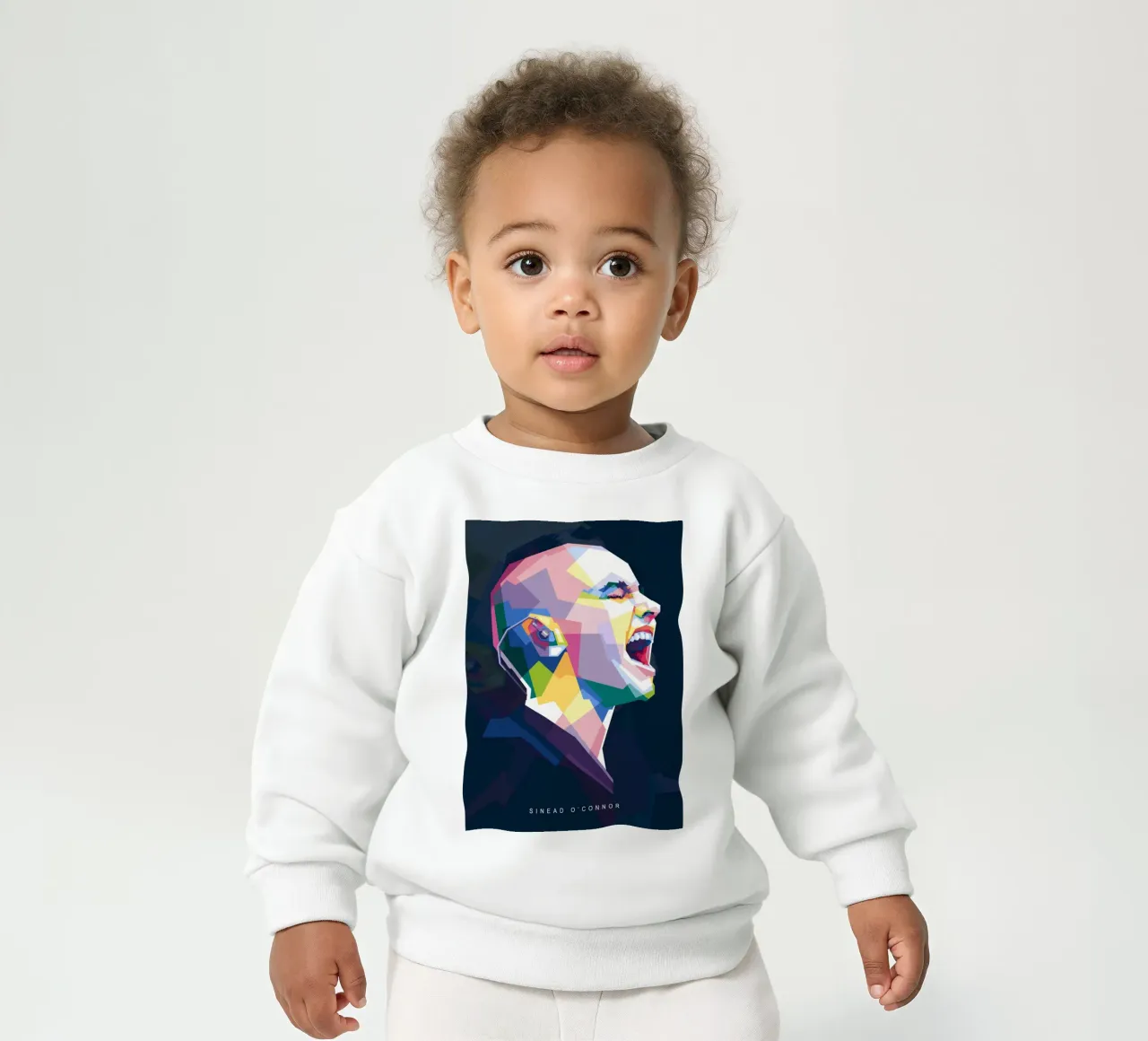 Sinead O'Connor in stile WPAP felpa neonato da Alkahfsmart