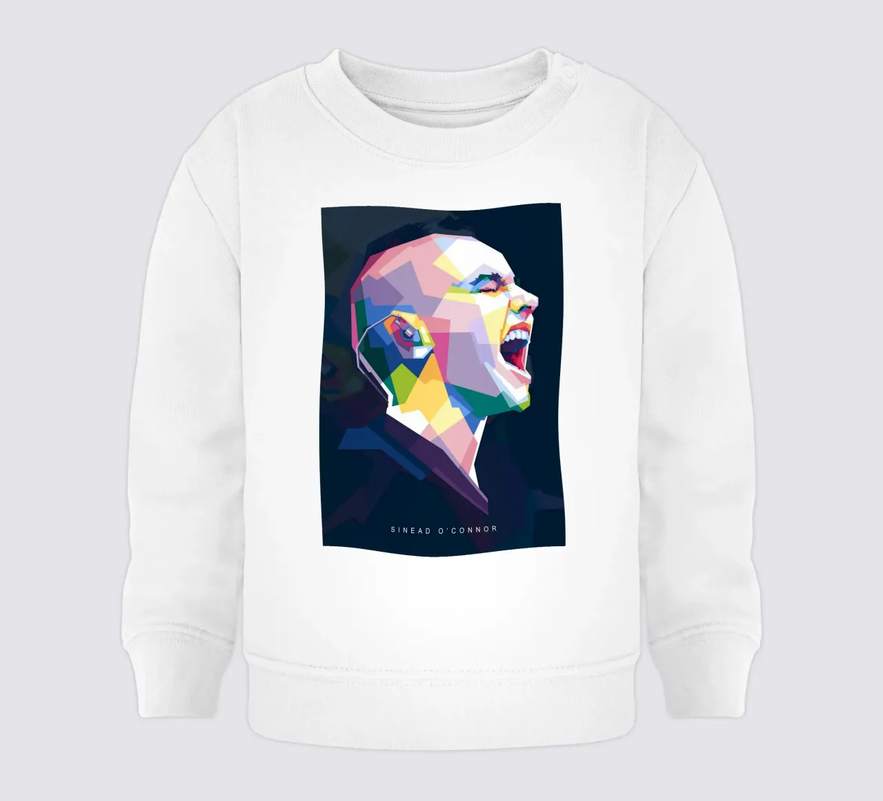 Sinead O'Connor in stile WPAP felpa neonato da Alkahfsmart