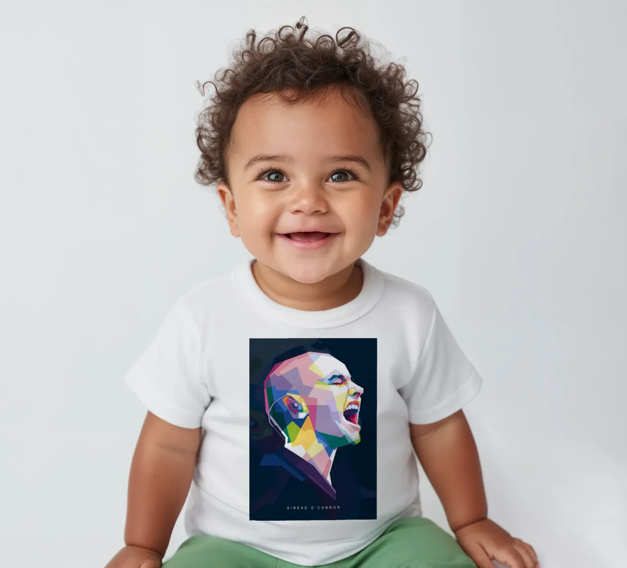 Sinead O'Connor in stile WPAP maglietta neonato da Alkahfsmart