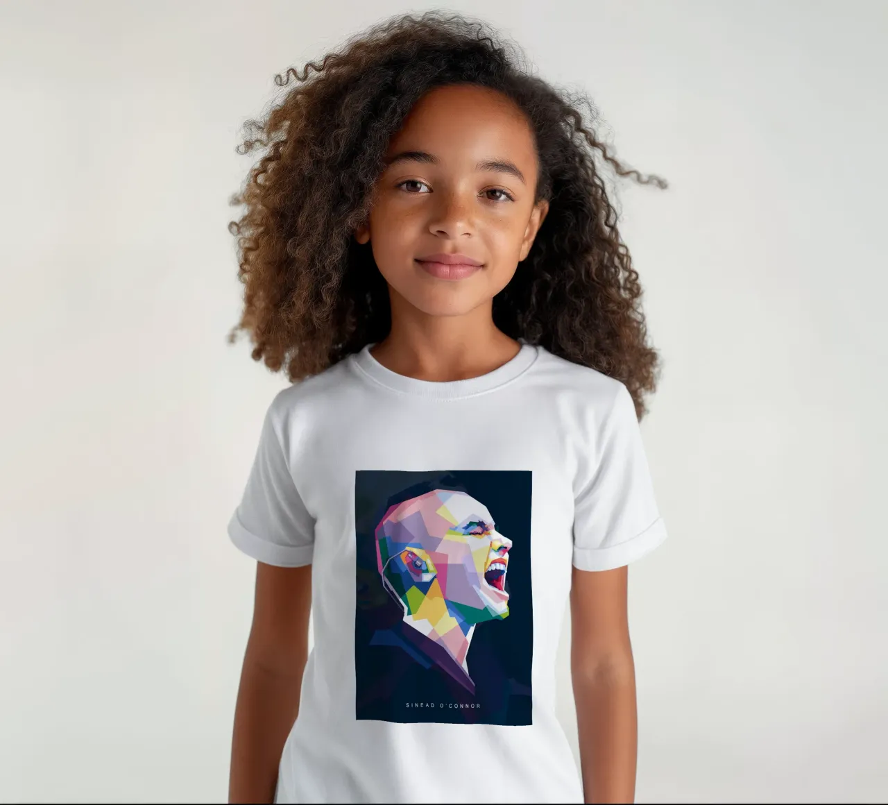 Sinead O'Connor in stile WPAP t-shirt bambini da Alkahfsmart