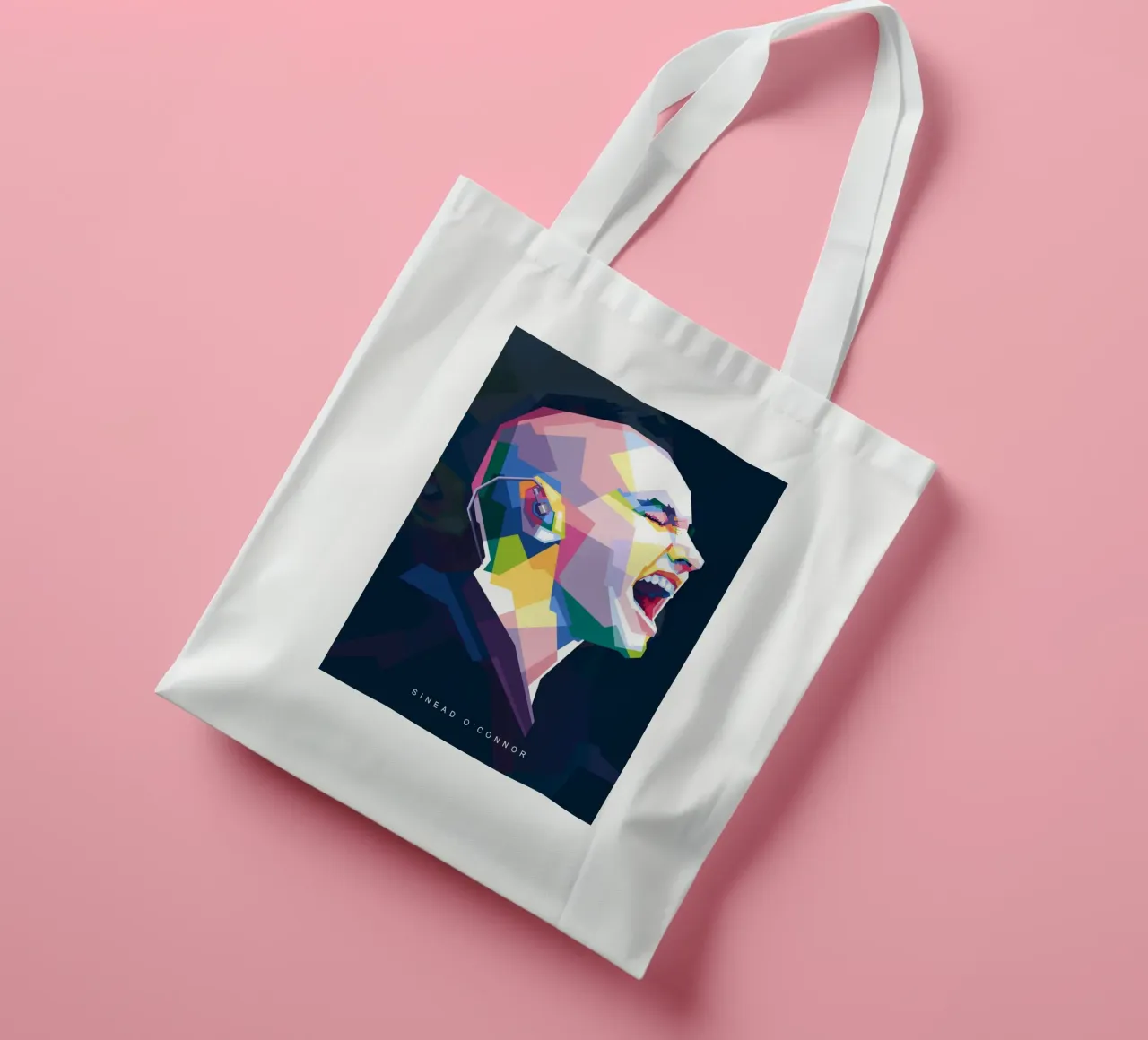 Sinead O'Connor in stile WPAP borsa in juta da Alkahfsmart