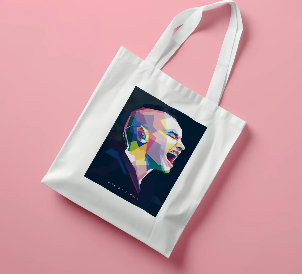 Sinead O'Connor in stile WPAP borsa in juta da Alkahfsmart