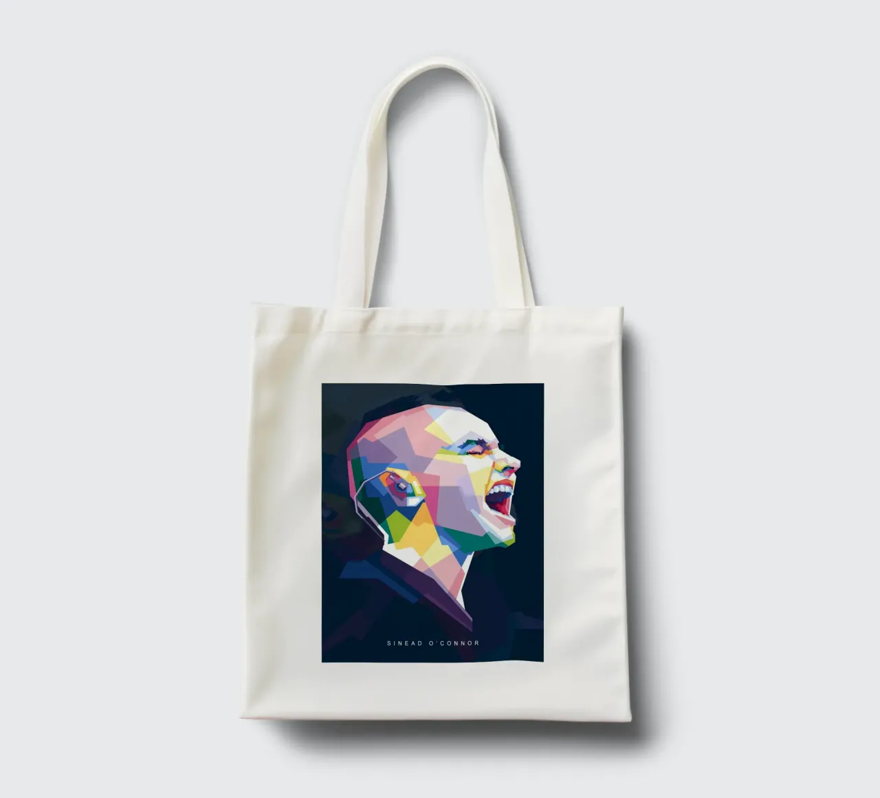 Sinead O'Connor in stile WPAP borsa in juta da Alkahfsmart