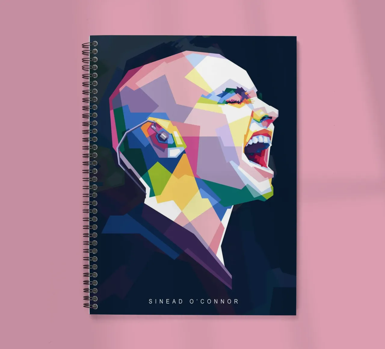 Sinead O'Connor in stile WPAP diario ad anelli da Alkahfsmart