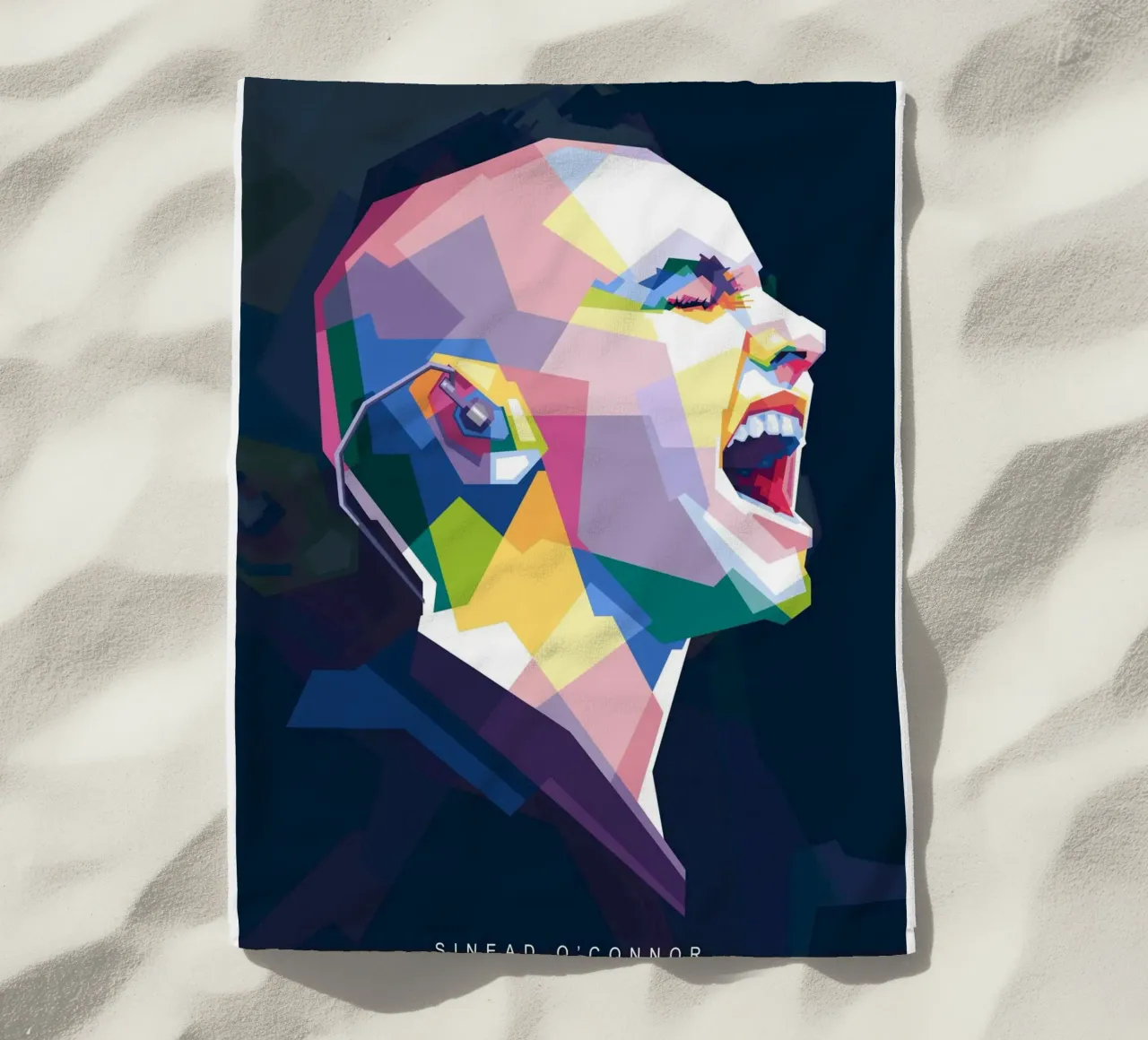 Sinead O'Connor in stile WPAP telo mare da Alkahfsmart