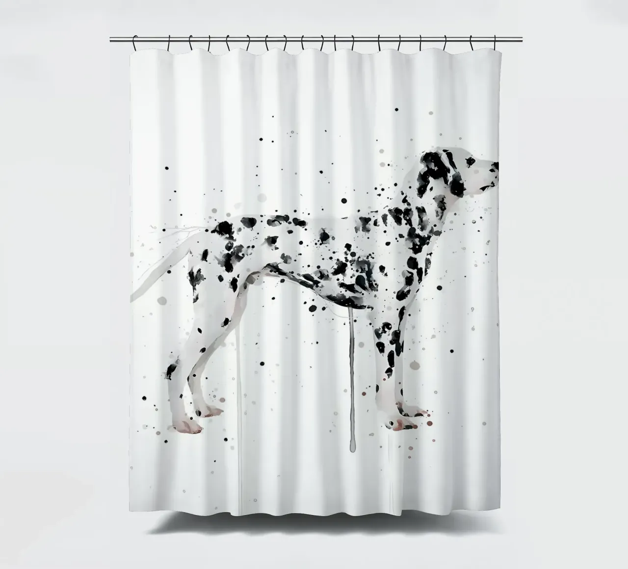 Dalmation Dog shower curtain by Allaire