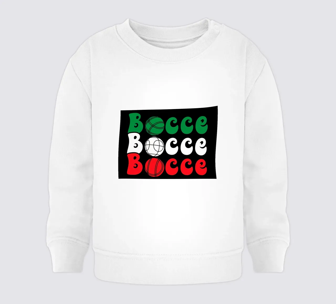 Palla da bocce Groovy felpa neonato da Delaplane