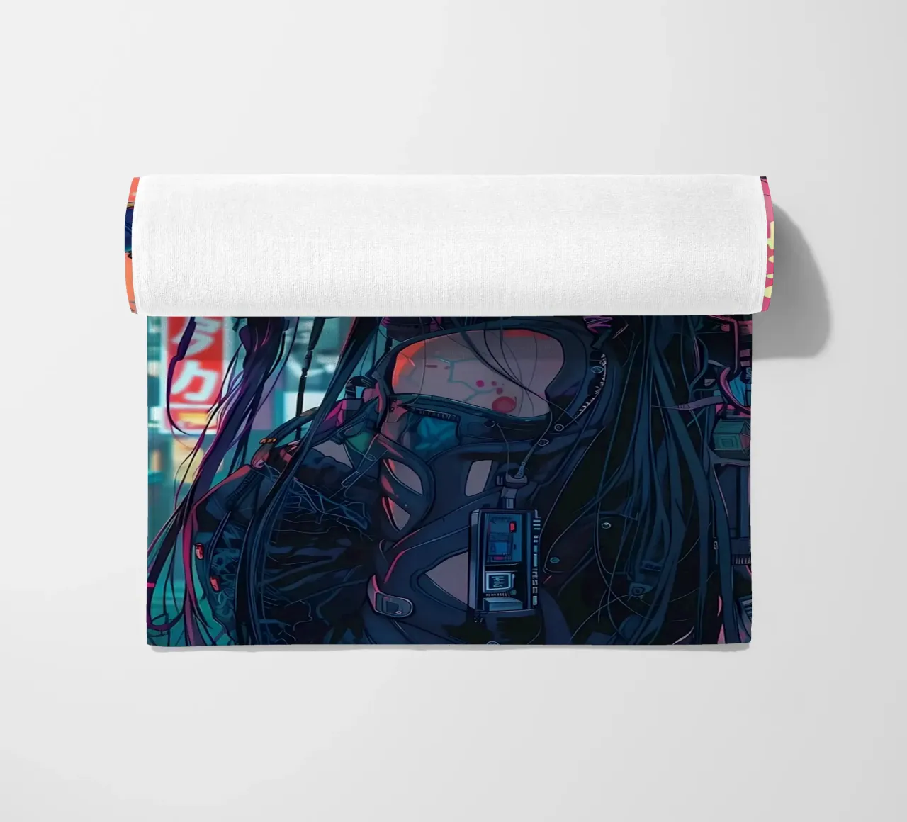 Ragazza demone cyberpunk telo mare da Mikesell