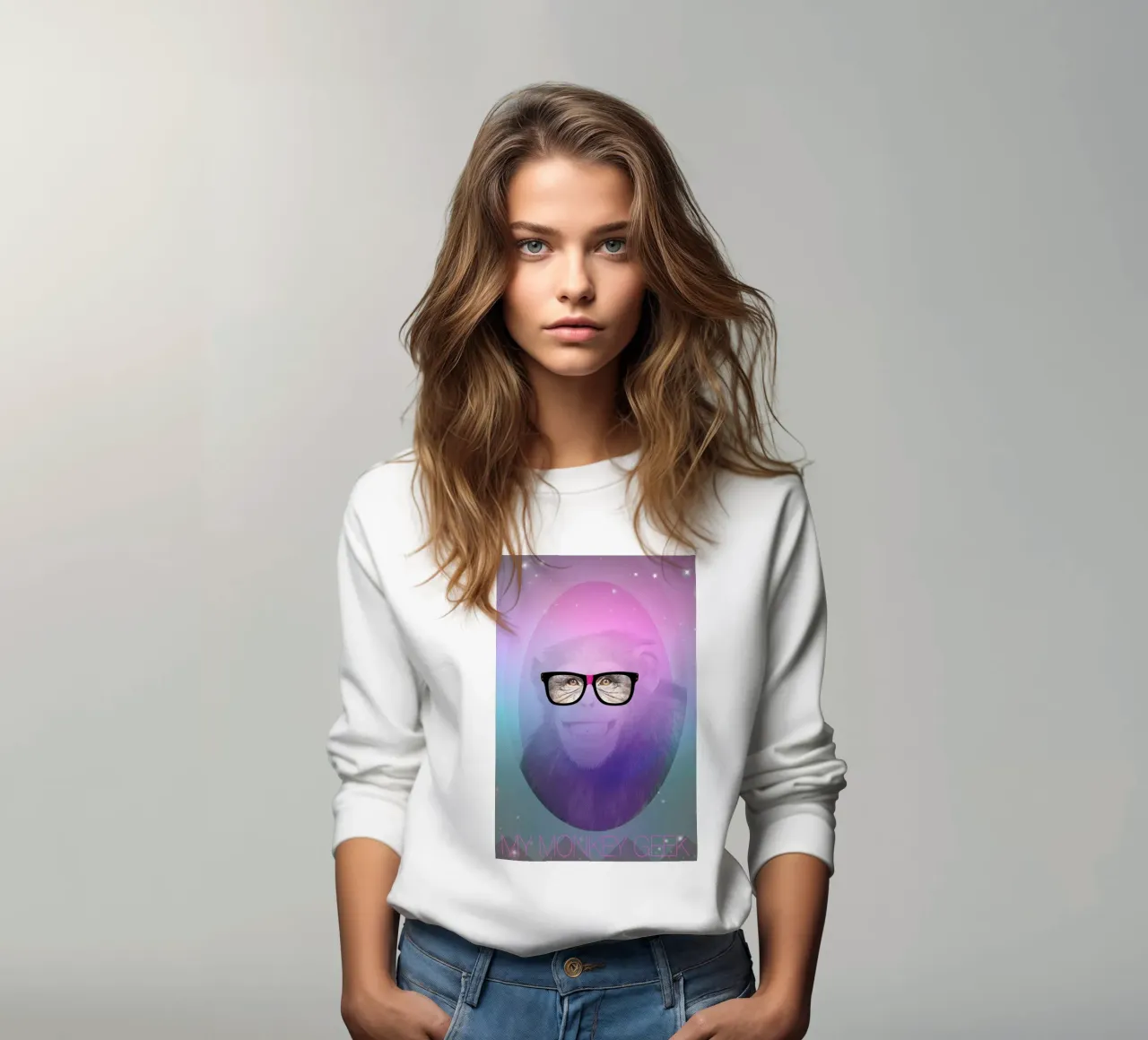 My Monkey Geek felpa da AS Art