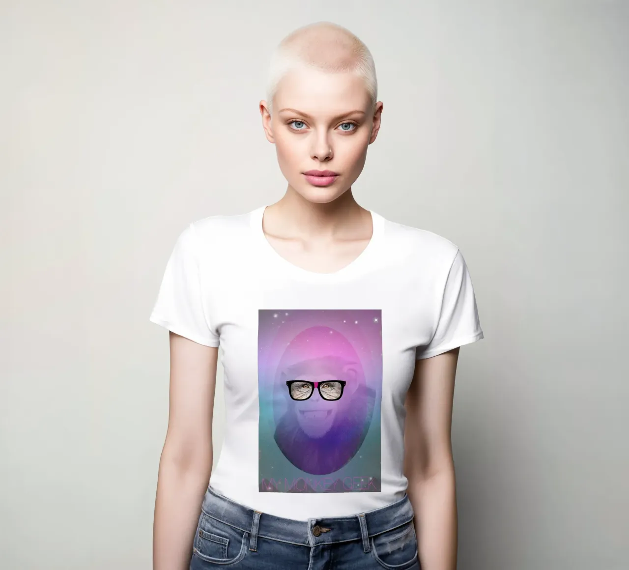 My Monkey Geek t-shirt da donna da AS Art
