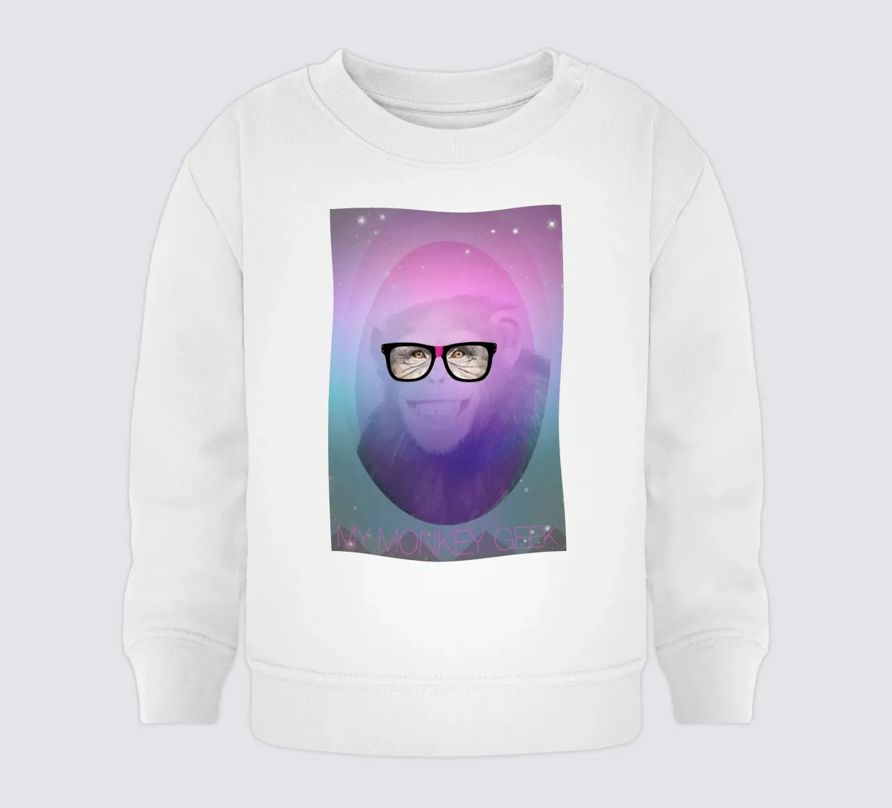 My Monkey Geek felpa neonato da AS Art