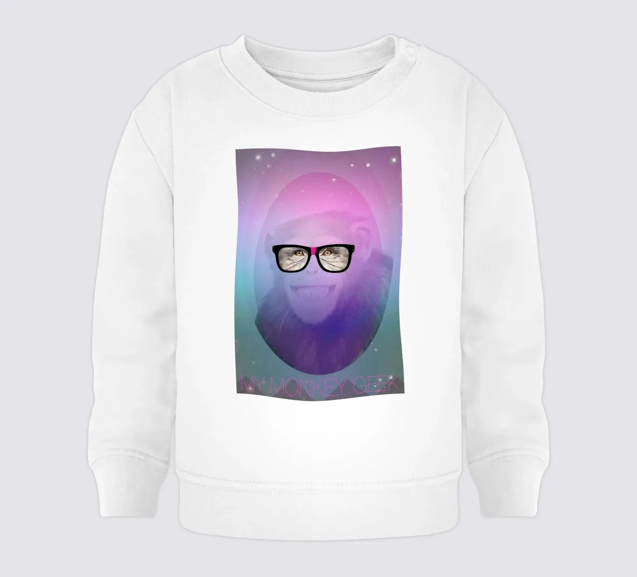My Monkey Geek Baby Sweatshirt von AS Art