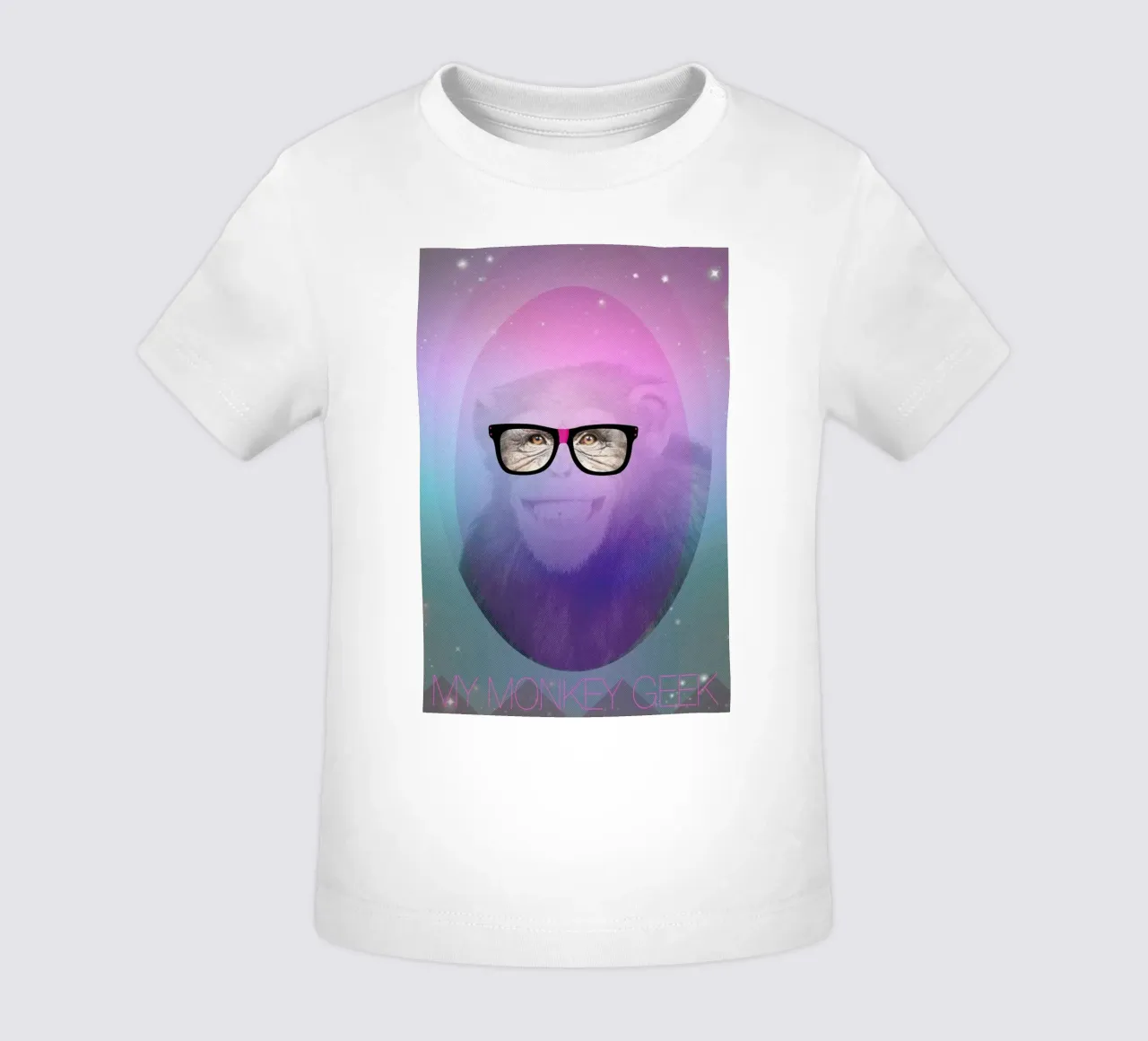 My Monkey Geek Baby T-Shirt von AS Art