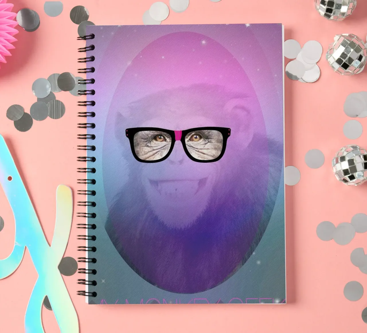 My Monkey Geek diario ad anelli da AS Art