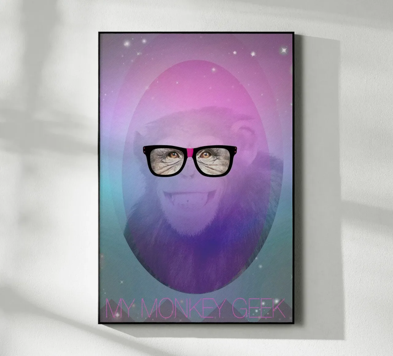 My Monkey Geek plexiglas de AS Art
