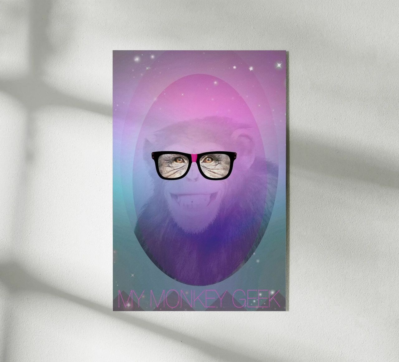 My Monkey Geek plexiglass da AS Art
