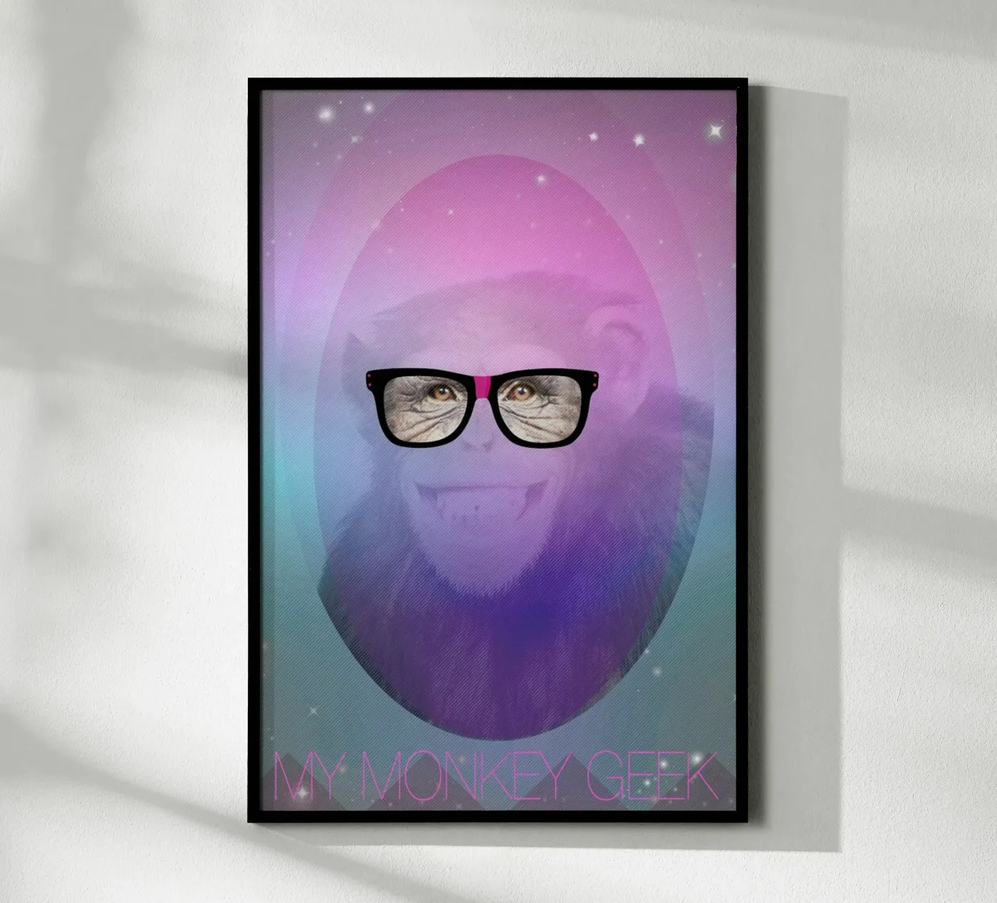 My Monkey Geek poster da AS Art