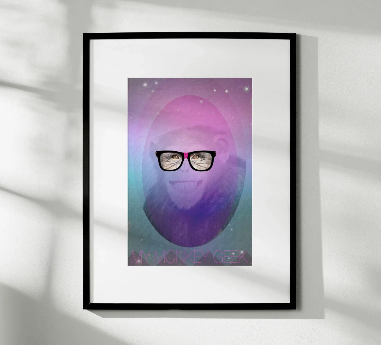 My Monkey Geek poster da AS Art
