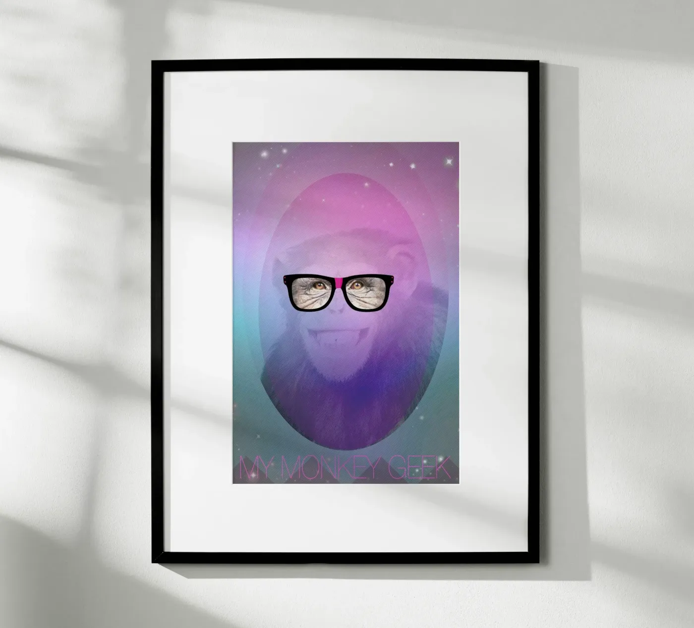 My Monkey Geek poster da AS Art