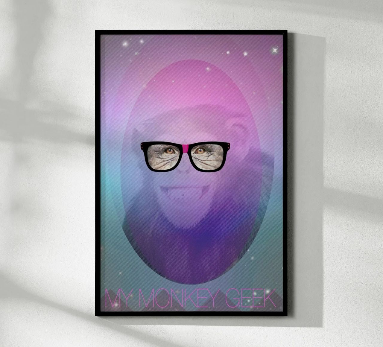 My Monkey Geek poster da AS Art