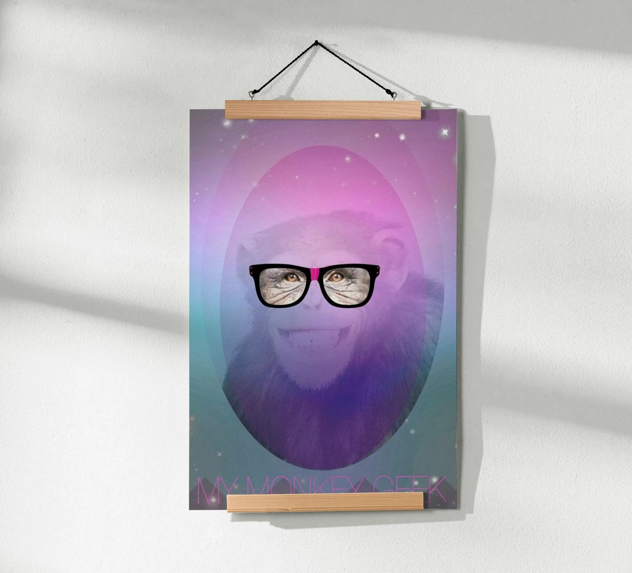 My Monkey Geek poster da AS Art