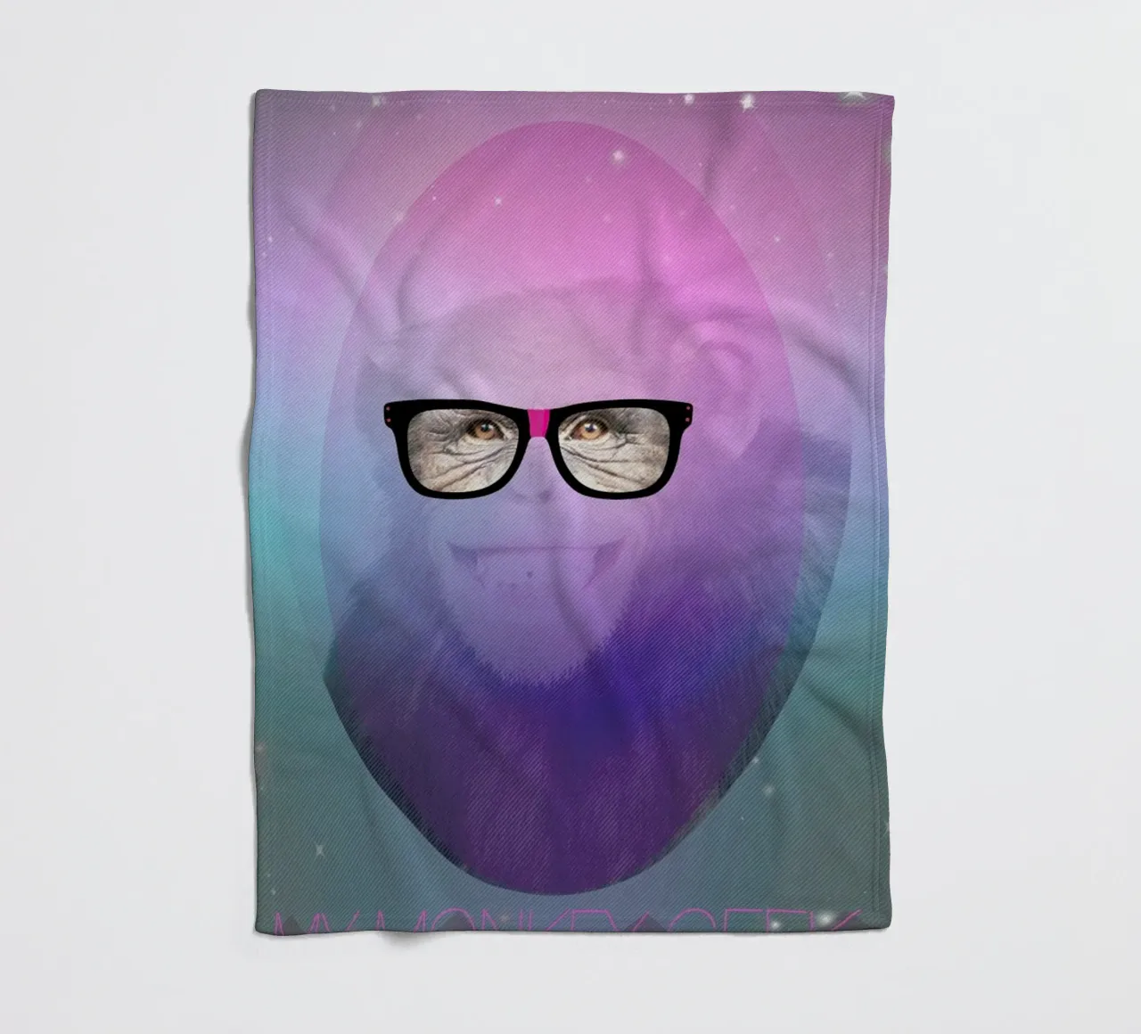 My Monkey Geek Fleecedecke von AS Art