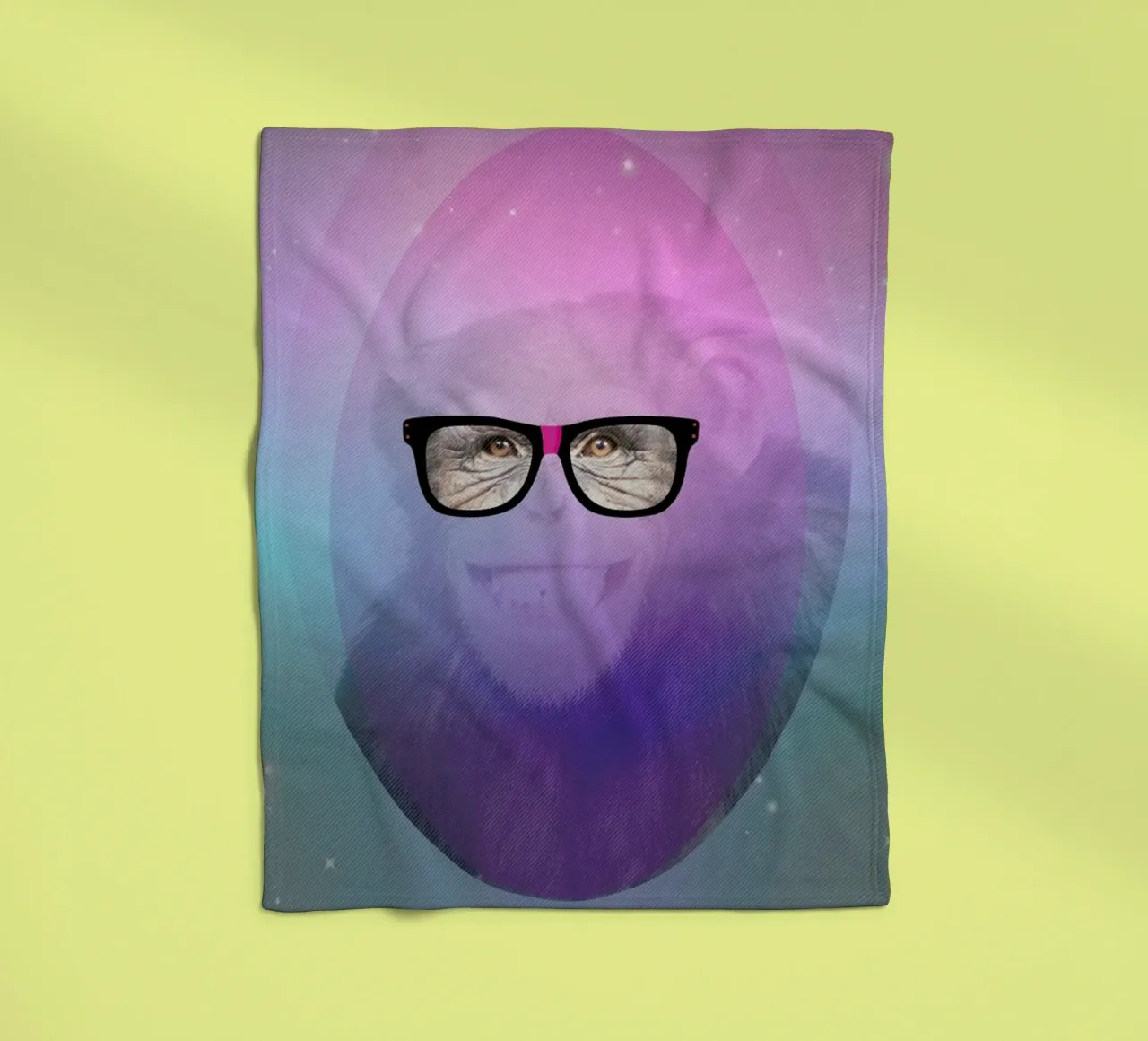 My Monkey Geek coperta in pile da AS Art