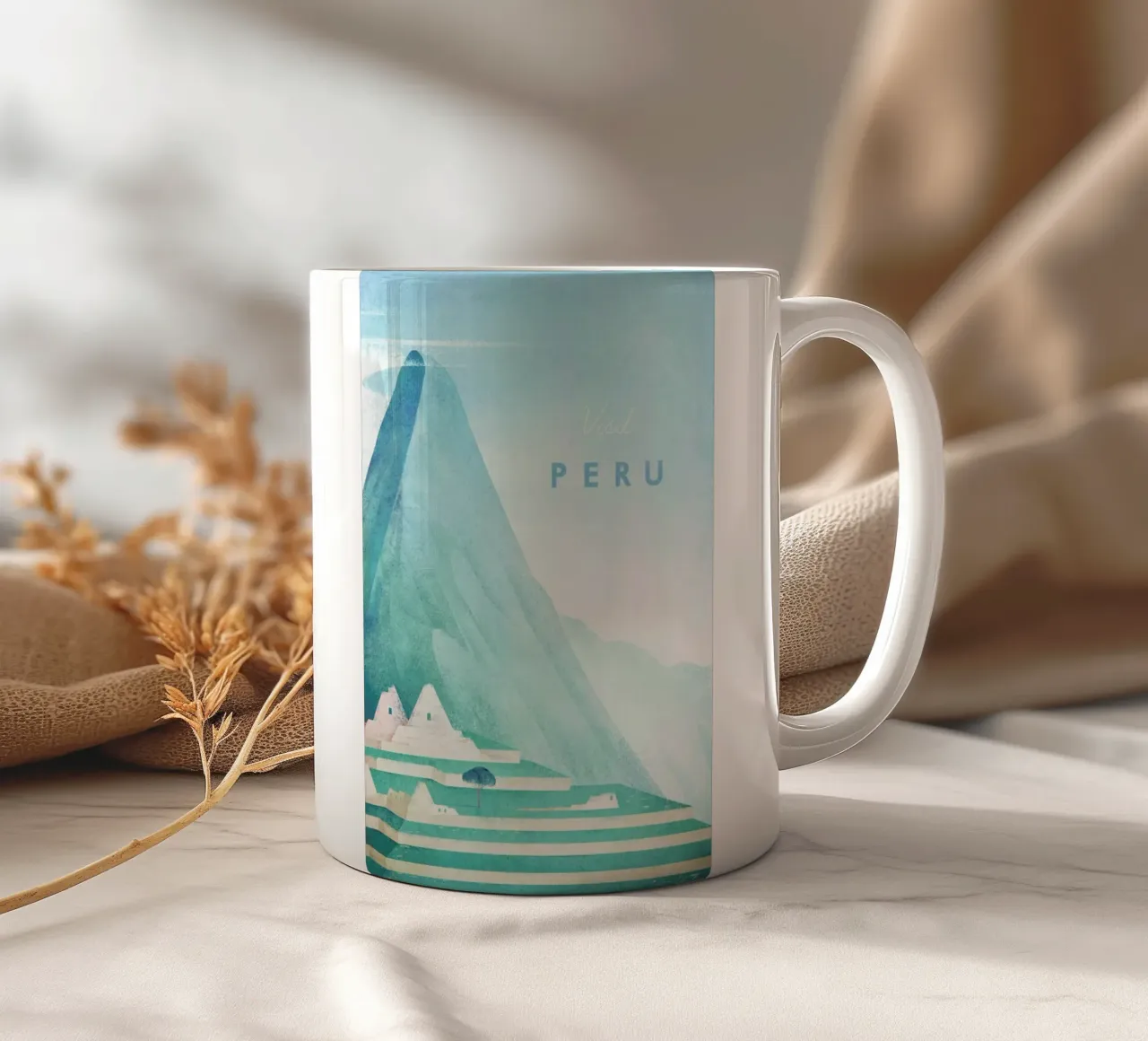 Peru ceramic mug by Henry Rivers